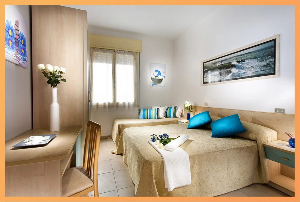 camera da letto dell'hotel ben hur