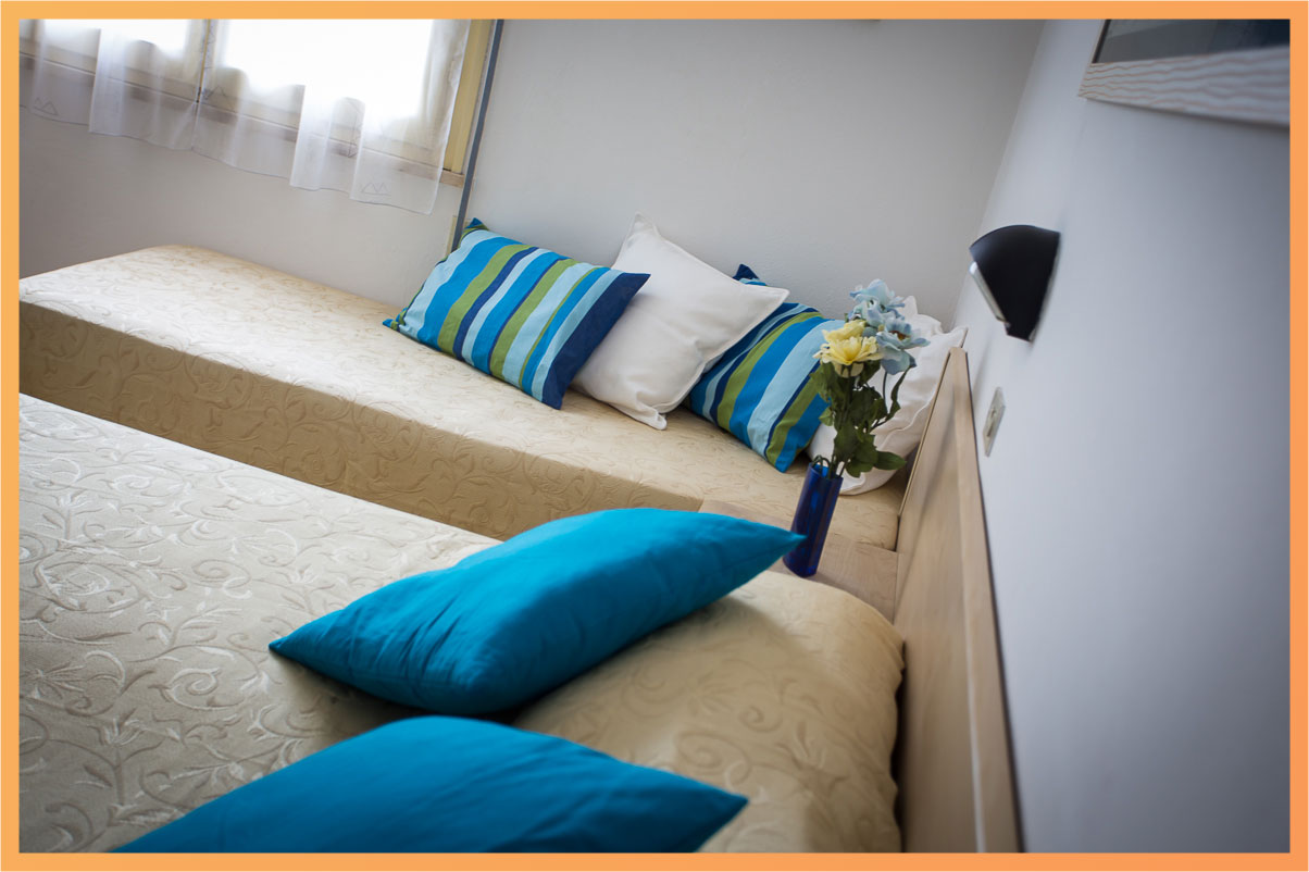camera da letto dell'hotel ben hur